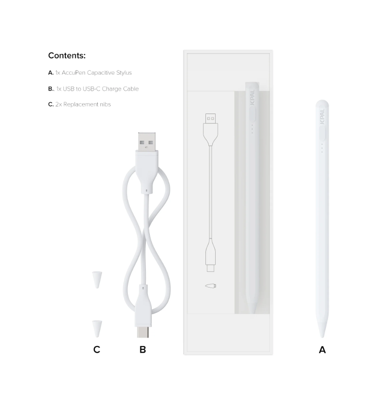  JCPAL AgiPen Capacitive Stylus for iPad